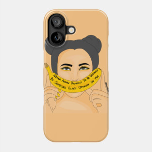 Feminist opinion Phone Case
