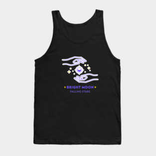 Bright Moon Falling Stars Tank Top