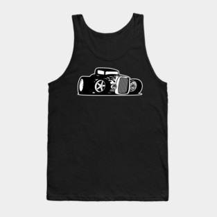 Hot Rod Cartoon Tank Top