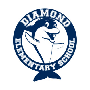 Diamond ES logo in navy T-Shirt