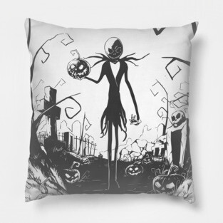 A walk at the pumpkin park Pillow