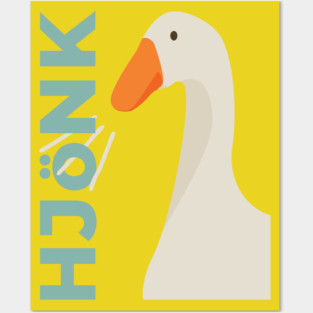 Hjonk - Goose Game - Honking Goose Posters and Art
