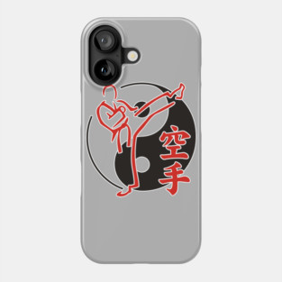 Yin Yang Asian Martial Arts Karate Fighter Phone Case