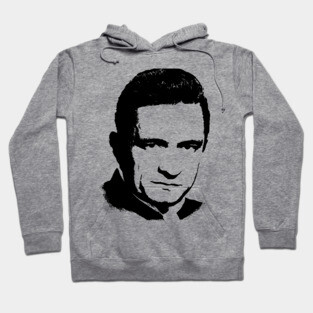 johnny cash pop art portrait Hoodie