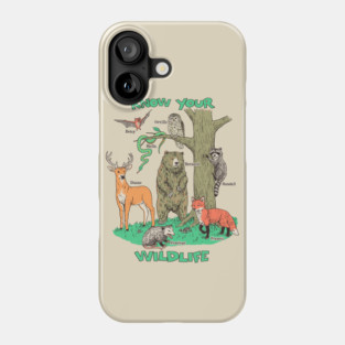 Know Your Wildlife Phone Case
