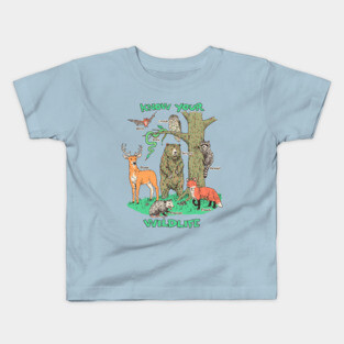 Know Your Wildlife Kids T-Shirt