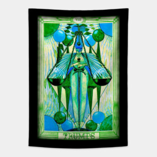 Thoth Tarot - VIII - Adjustment. Tapestry