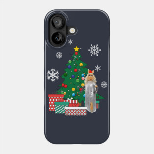 Miss Piggy Around The Christmas Tree Muppets Phone Case
