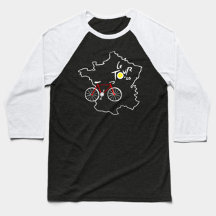 Le Tour de France - Bicyclist lover Baseball T-Shirt