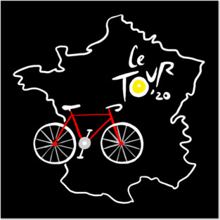 Le Tour de France - Bicyclist lover Posters and Art