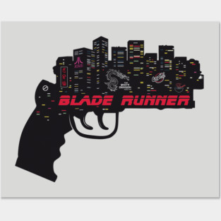 Blade runner movie art inspired Posters and Art