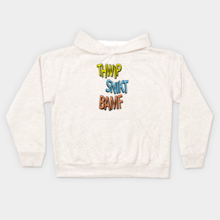 Comic Book Sound Effects Kids Hoodie