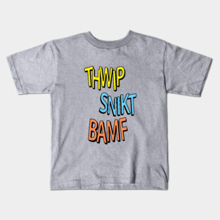 Comic Book Sound Effects Kids T-Shirt