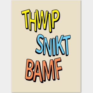 Comic Book Sound Effects Posters and Art