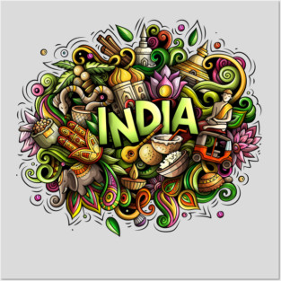 India Posters and Art