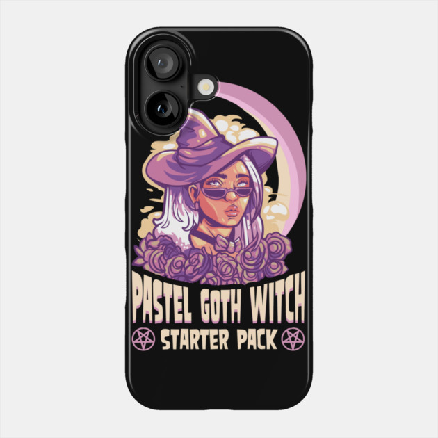 Pastel Goth Witch Anime Manga Girl Phone Case by creative