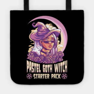 Pastel Goth Witch Anime Manga Girl Tote