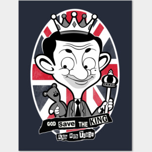 God save the king Bean Posters and Art