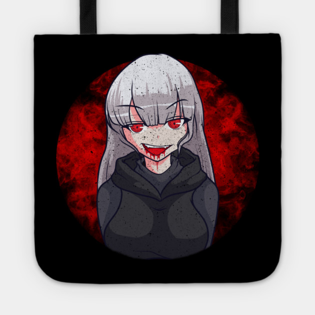 Anime Vampire Girl Halloween Design Gift Tote by creative