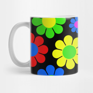 Hippie Flower Daisy Spring Pattern Mug