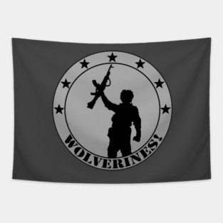 Wolverines! Tapestry