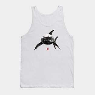 Sketchy Shark Tank Top