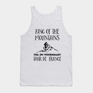 Col Du Tourmalet King of the mountains Tour de France For The Cycling Fans Tank Top