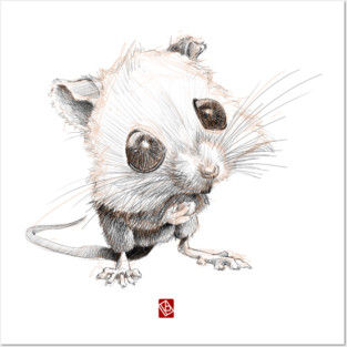 Sketchy Mouse Posters and Art