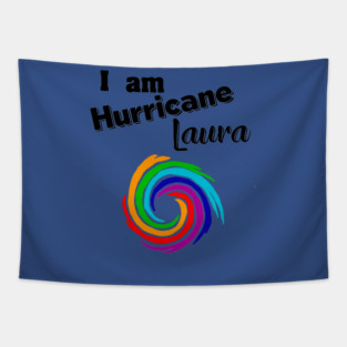 I Am Hurricane Laura Tapestry