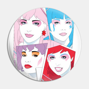 Glamour and Glitter, Fashion and Fame Pin