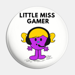 Little Miss Gamer Pin