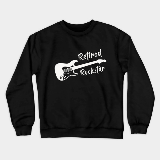 Retired Rockstar Crewneck Sweatshirt by enrynz