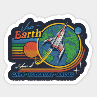 Visit Earth Sticker