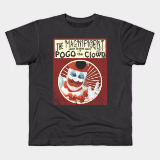 John Wayne Gacy Pogo The Clown - Serial Killers - True Crime Kids T-Shirt
