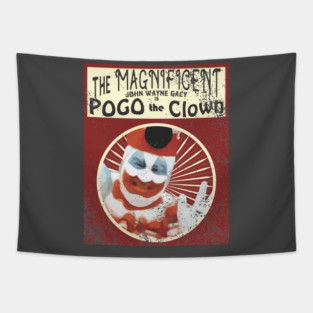 John Wayne Gacy Pogo The Clown - Serial Killers - True Crime Tapestry