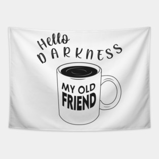 Hello Darkness my Old Friend Tapestry