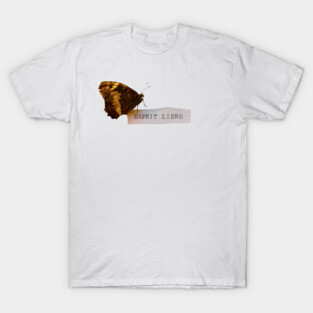 Free Spirit Butterfly poetry T-Shirt