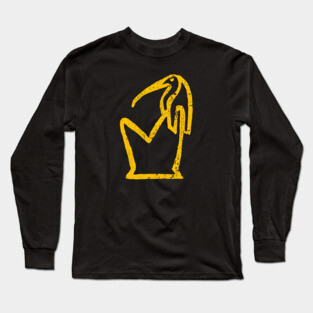Thoth Hieroglyph Long Sleeve T-Shirt