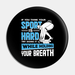 Funny Swimmer Swimming Swim Team Gift Pin