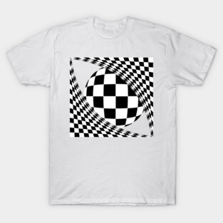 Twisted chessboard and ball T-Shirt
