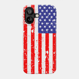 american flag Phone Case