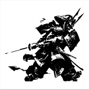 Ghost of Tsushima, Samurai (black) Posters and Art