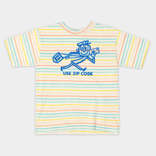 US Mail Vintage Mailman Design (save the USPS) Kids T-Shirt