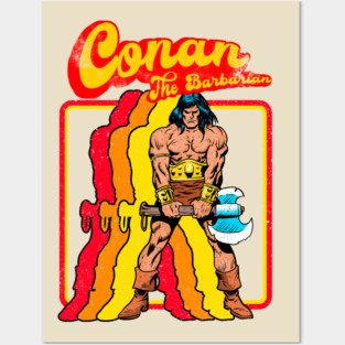 Retro Barbarian Posters and Art