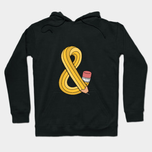 Pencil Ampersand Hoodie