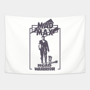 Mad Max the Road Warrior with his dog Tapestry