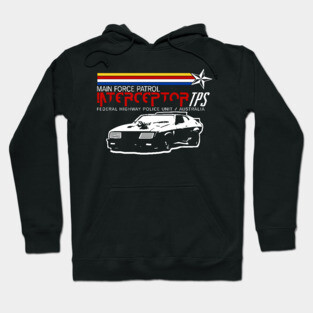 Car Ford Falcon V8 The Pursuit Special Interceptor from the movie Mad Max Hoodie