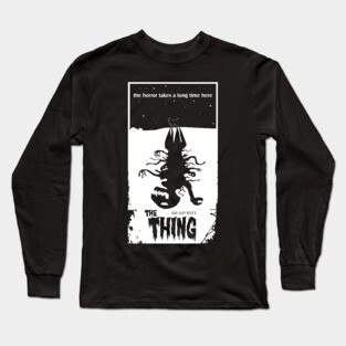 Siberian Husky Dog or... of the 1982 horror film The Thing Long Sleeve T-Shirt