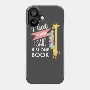 I lied when i said just one book Phone Case