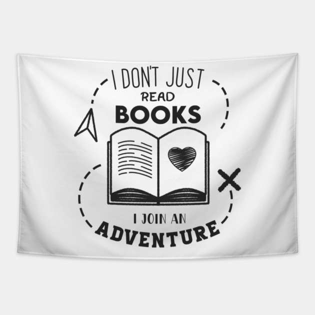 I Don't Just read books i join an Adventure Tapestry by enrynz